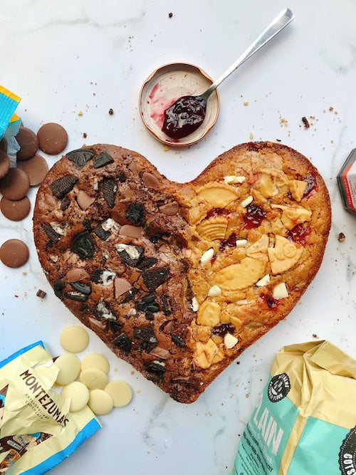 Blondie Brownie Heart