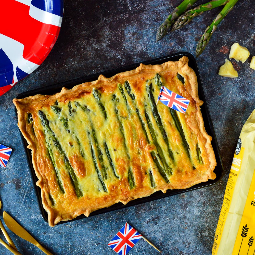 Asparagus and Cheddar Tart