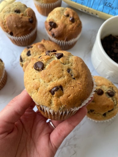 Banana and Chocolate Chip Muffins Recipe