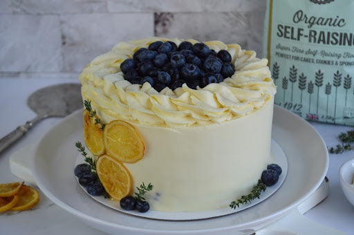 Blueberry, Lemon and Thyme Cake - Cotswold Flour