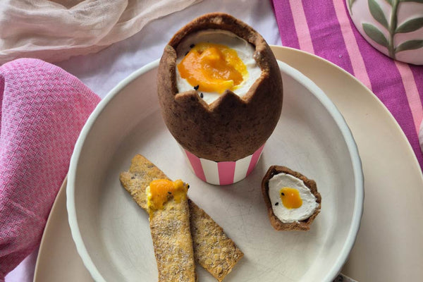 Dippy Egg & Carrot Cake Shortbread Soldiers Recipe