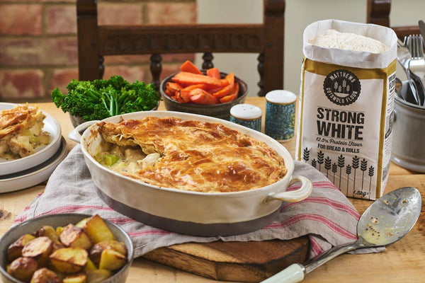 Chicken, Leek & Mustard Puff Pastry Pie Recipe