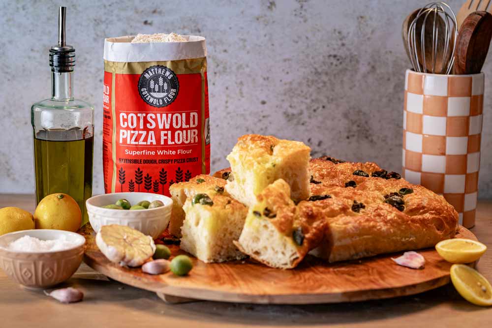 Cotswold Marinated Olive Focaccia Recipe - Cotswold Flour