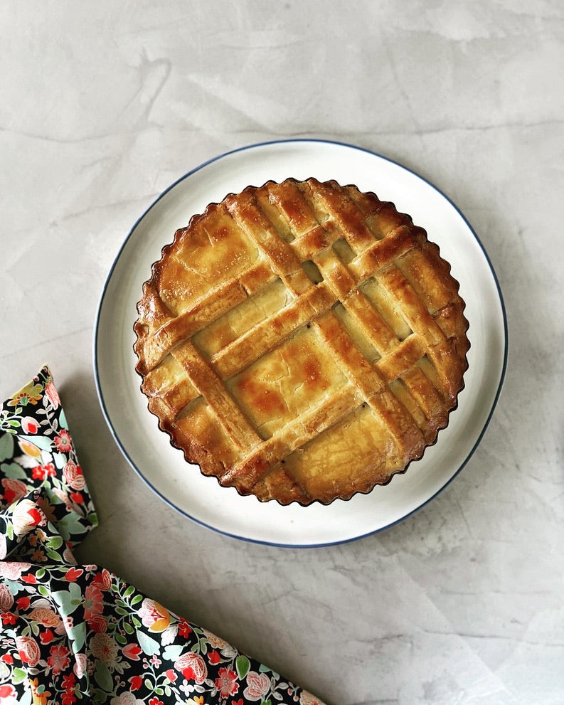 Curried Chicken & Broccoli Pie