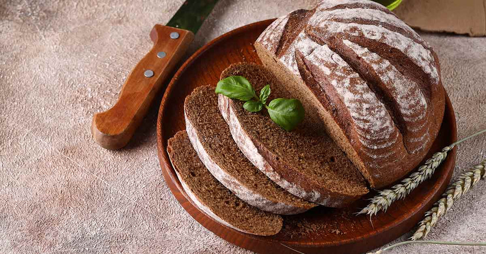 8 Steps for baking dark rye bread using dark rye flour
