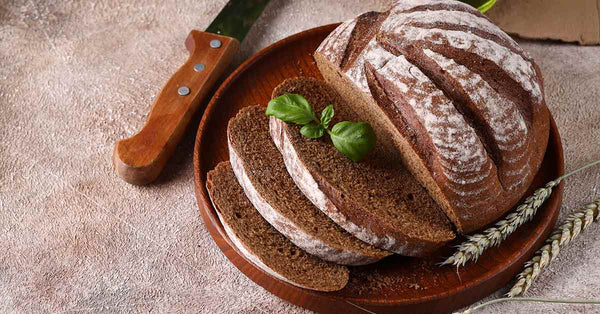 8 Steps for baking dark rye bread using dark rye flour