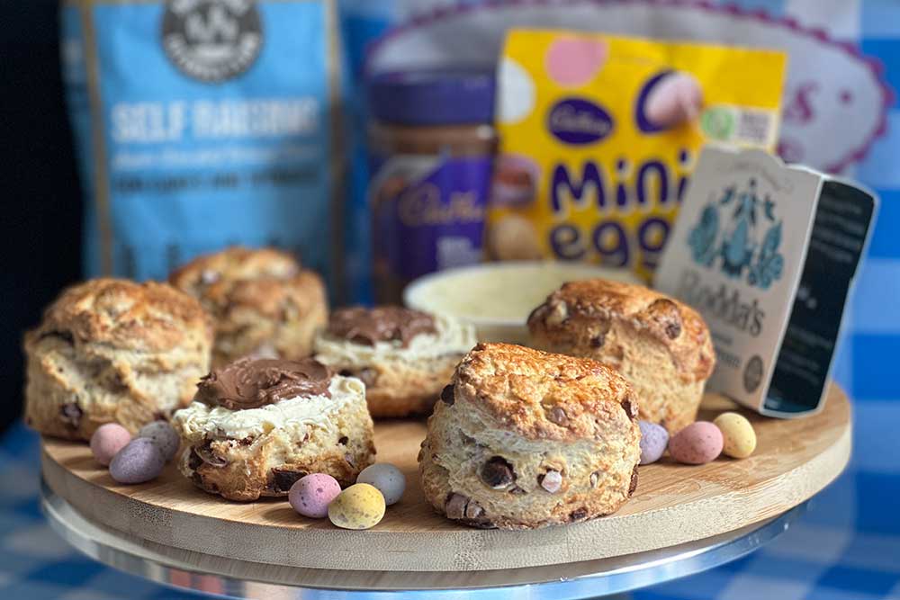 Mattaroons' Easter Mini Egg Scones Recipe