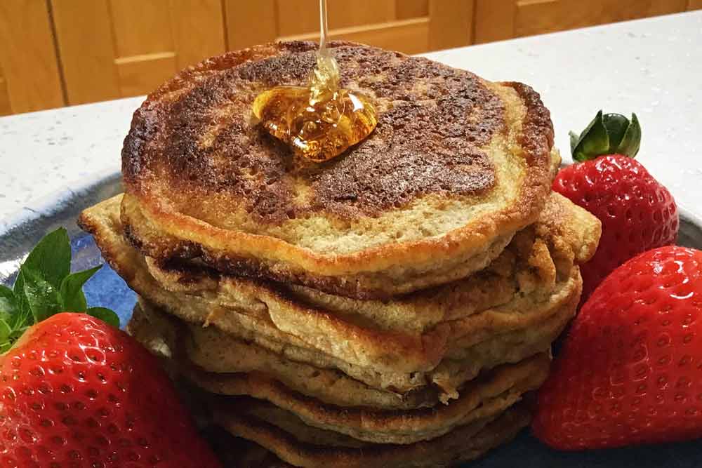 Rapid Rye and Honey Sourdough Pancakes Recipe - Cotswold Flour