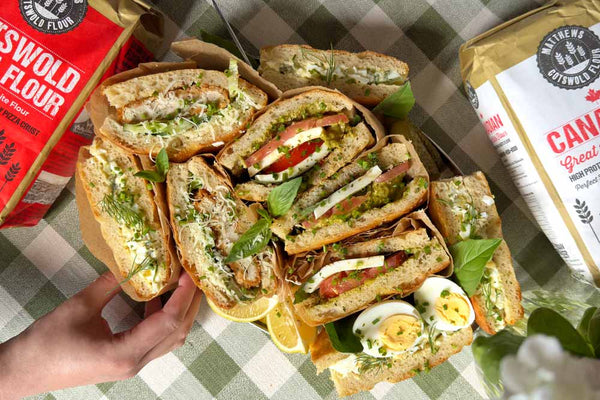 Focaccia Sandwich Platter Recipe
