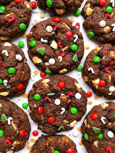 Festive Chocolate Chip Cookies