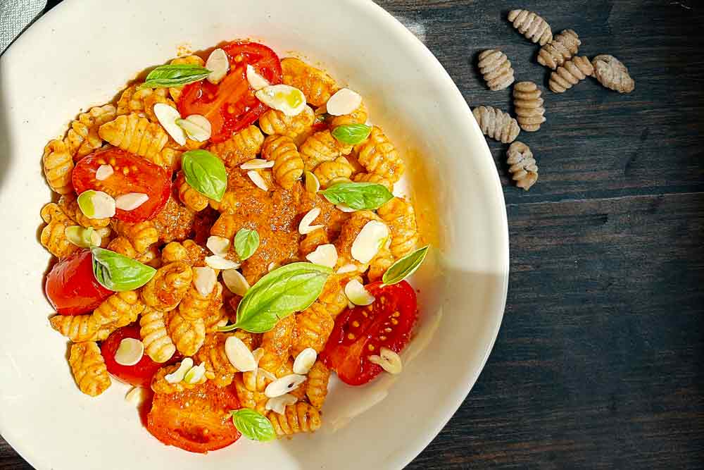 Malloreddus with Trapanese Pesto Pasta Recipe