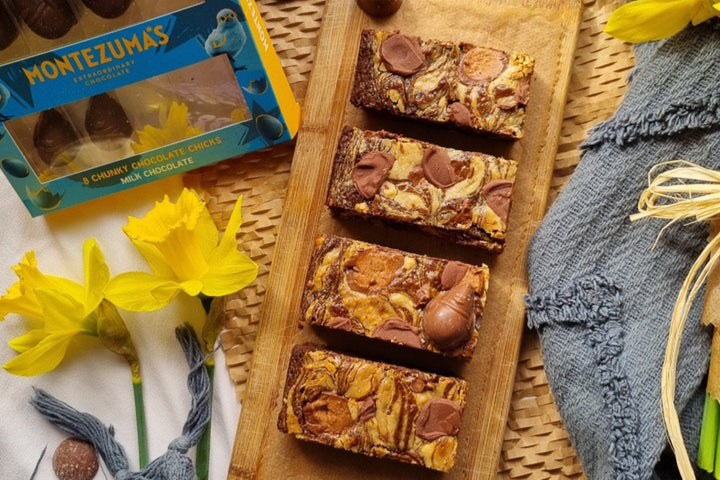 Double Chocolate & Peanut Butter Marbled Brownies