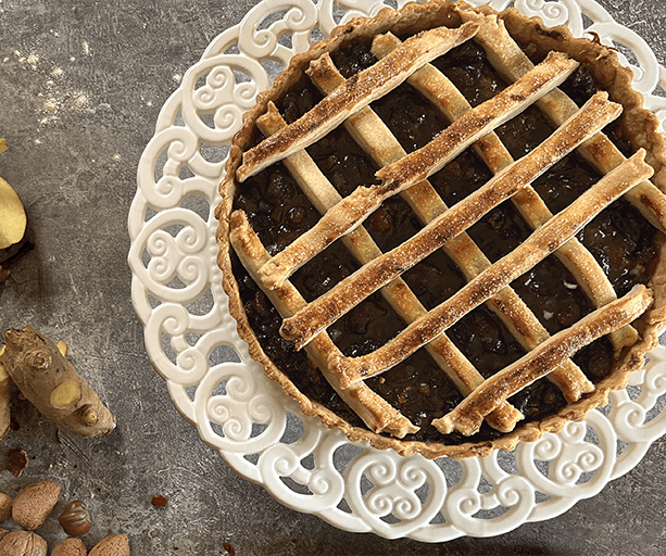 Pear and Ginger Mince Tart