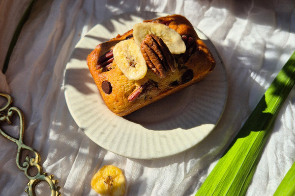 Pecan & Chocolate Chip Mini Banana Loaf Cakes Recipe