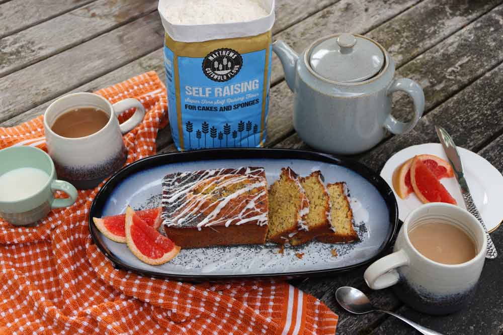 Grapefruit and Poppyseed Drizzle Cake Recipe