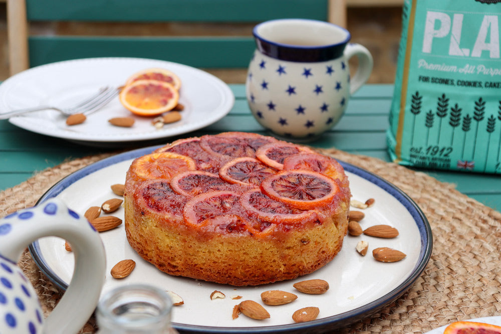 Blood Orange Upside Down Cake Recipe - Cotswold Flour