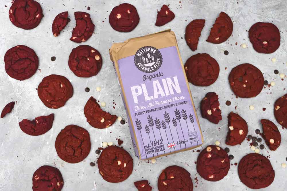 Red Velvet Valentine's Day Cookies