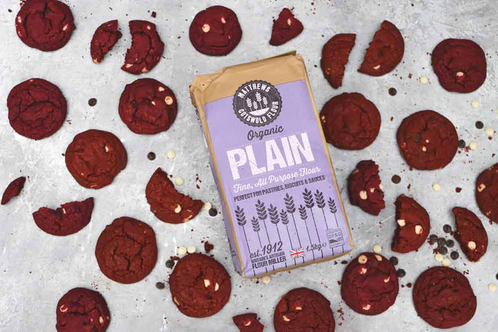 Red Velvet Valentine's Day Cookies