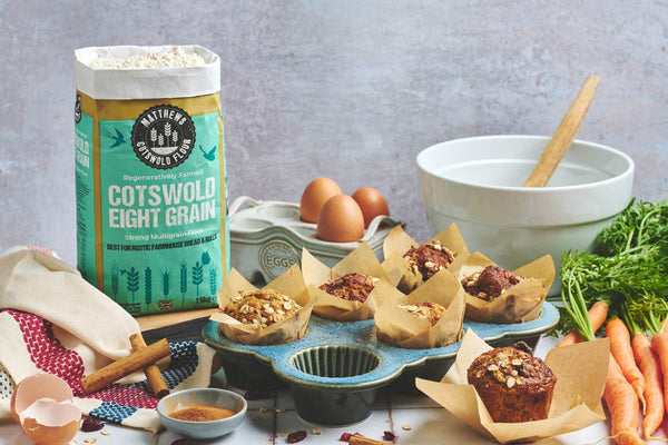 Regen Eight Grain Carrot Cake Muffins Recipe