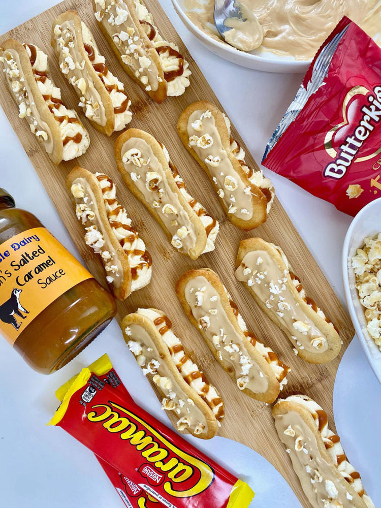 Salted Caramel Eclairs