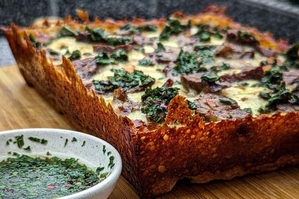 The Lamb Mint & Cheese Crown Pizza Recipe