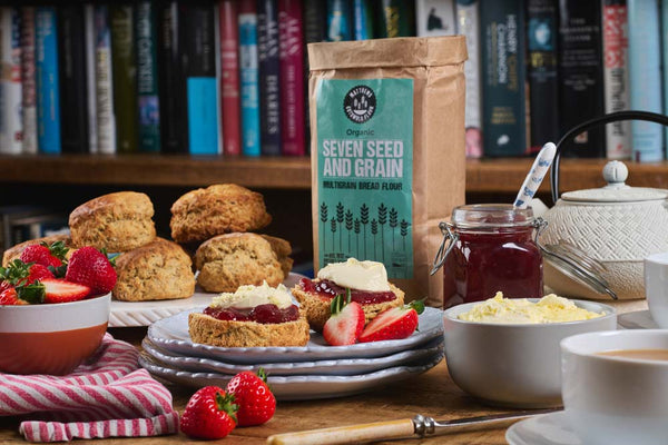 Seven Seed Sweet Cream Tea Scones Recipe