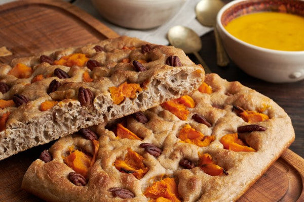 Butternut Squash, Pecan & Fall Spiced Focaccia