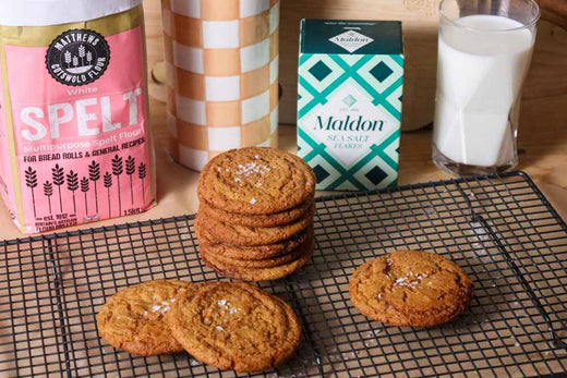 Salted Honey & Spelt Cookies Recipe