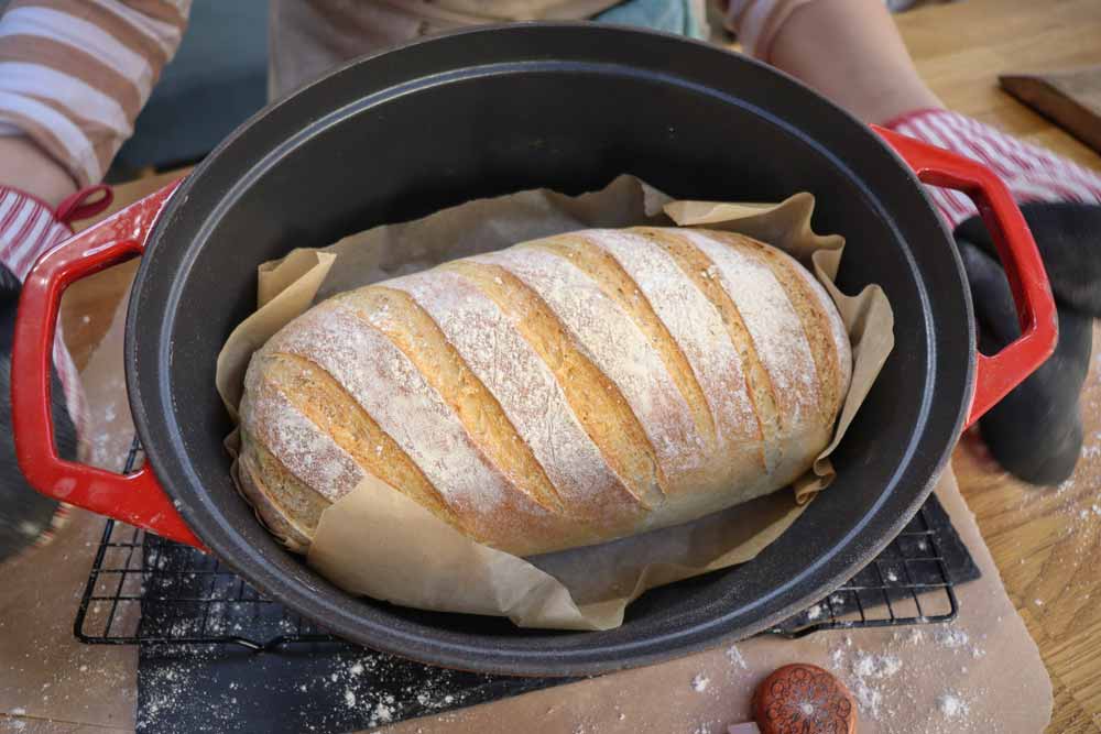 Spelt & Rye Swirled Bloomer Loaf Recipe