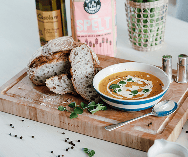 Spelt and Poppy Seed Sourdough Loaf