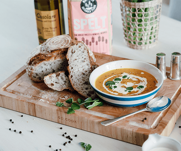 Spelt and Poppy Seed Sourdough Loaf