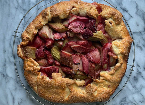 Strawberry and Rhubarb Galette