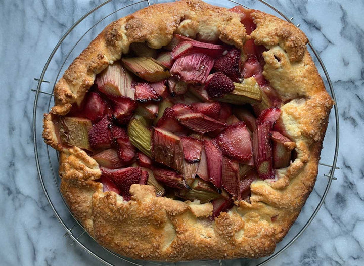 Strawberry and Rhubarb Galette