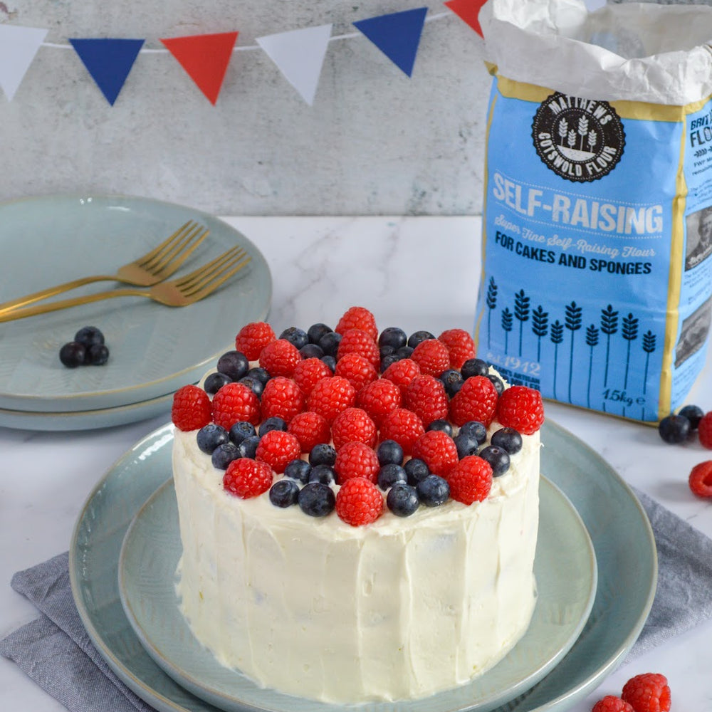 Union Jack Coronation Cake