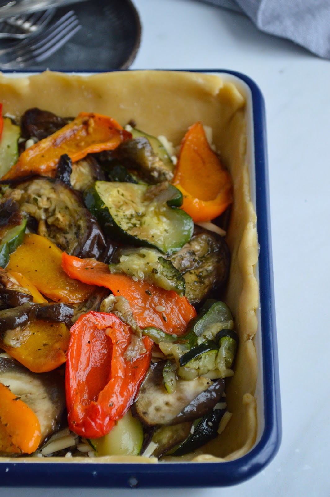 Vegetable Pie with Parmesan Shortcrust Pastry