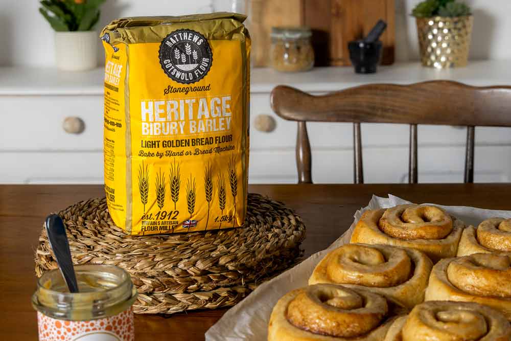 Sticky Buns With Gingerbread Curd Recipe - Cotswold Flour