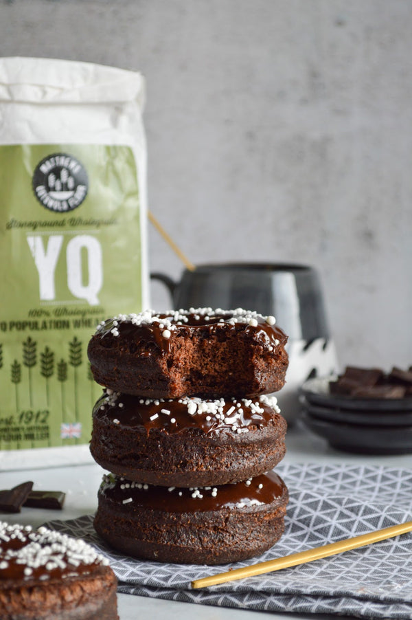 Wholemeal Chocolate Donuts