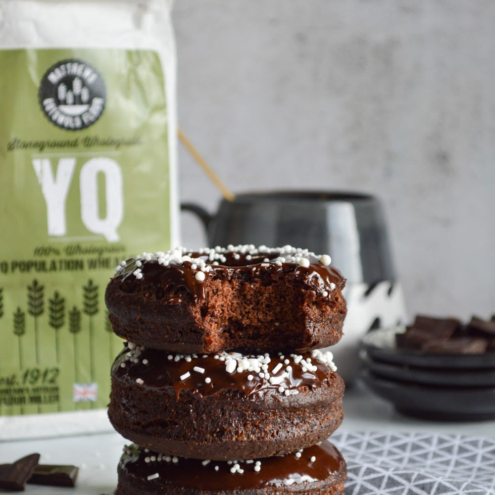 Wholemeal Chocolate Donuts