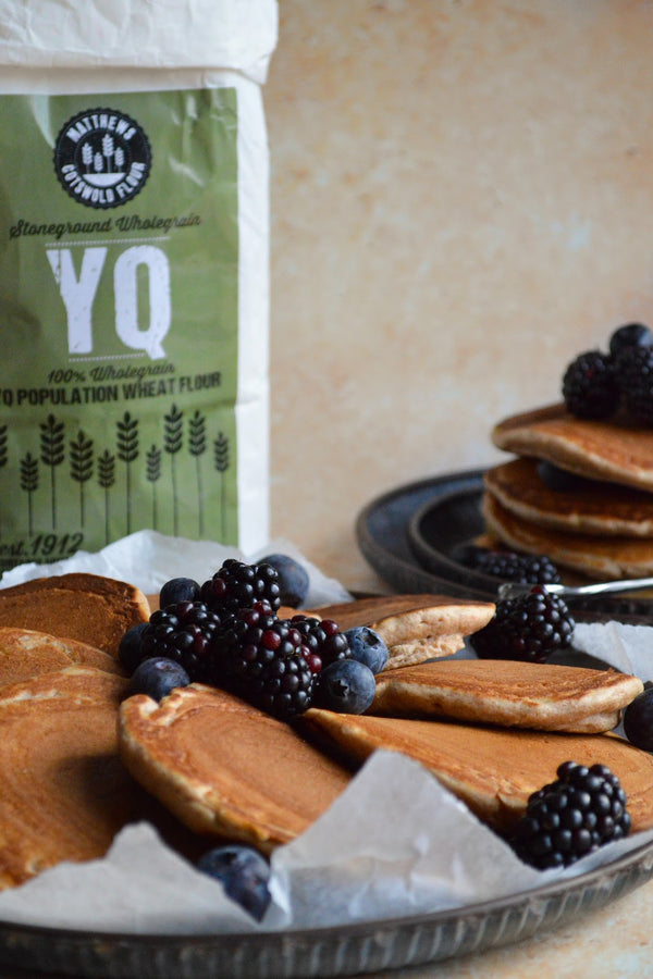 Wholemeal Pancakes with Date Syrup