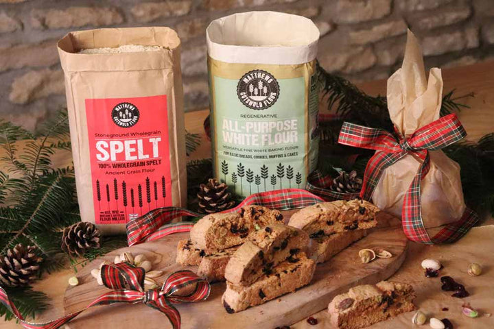 Vegan Cranberry & Pistachio Biscotti Recipe