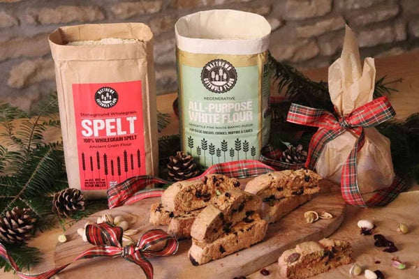 Vegan Cranberry & Pistachio Biscotti Recipe