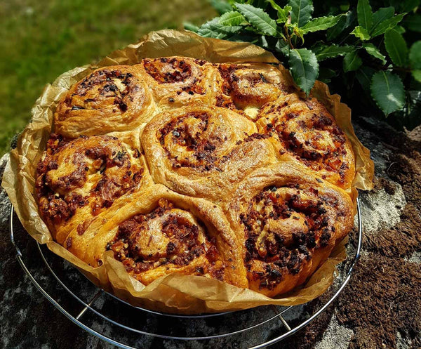 Jalapeño, Chorizo and Corn Rolls