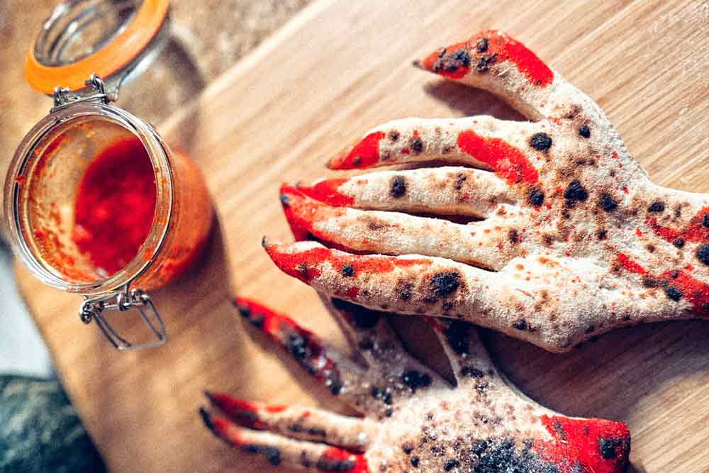 Haunted Halloween Dough Hands Recipe
