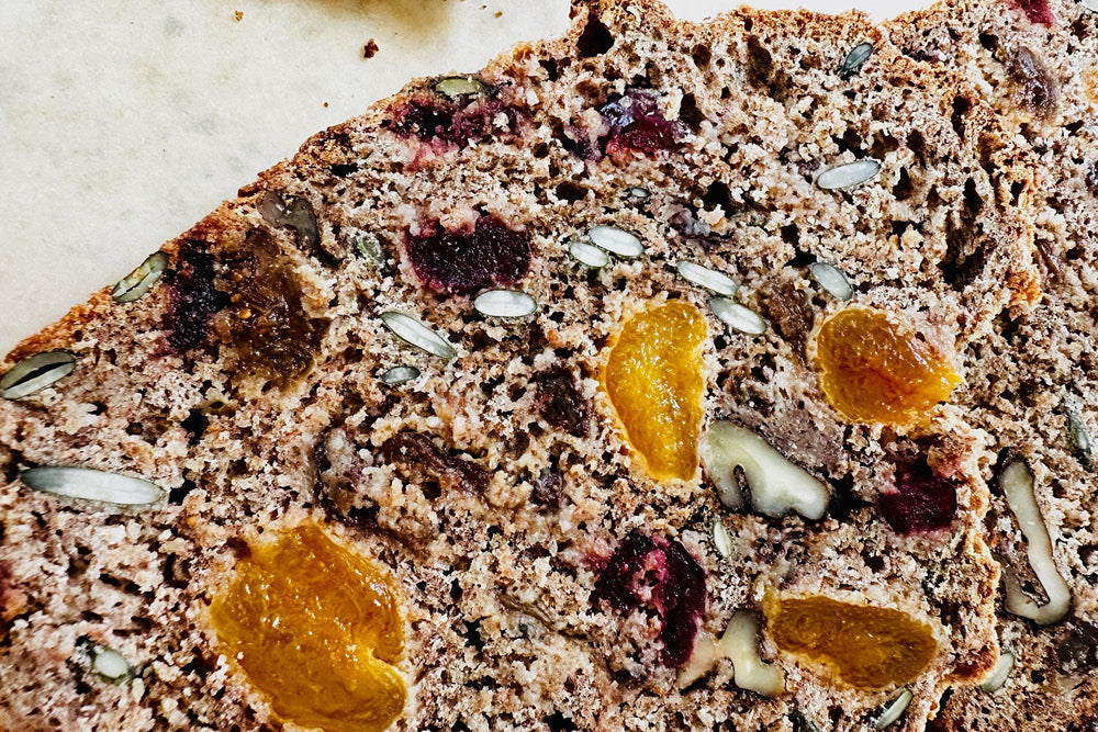 Fast Ancient Grain Sourdough Recipe: Dried Fruit, Nuts & Seeds Loaf