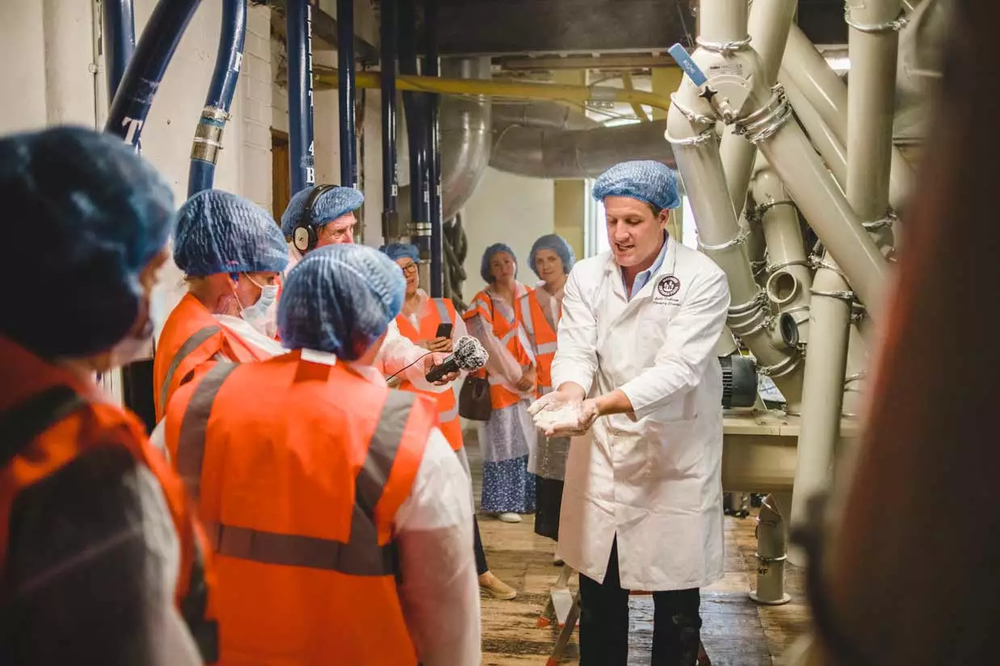 Elaine Fodbod's visit to the Matthews Soil, Stone and Sourdough event