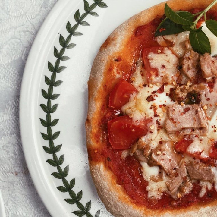 Sourdough Pizza with Tuna & Buffalo Mozzarella