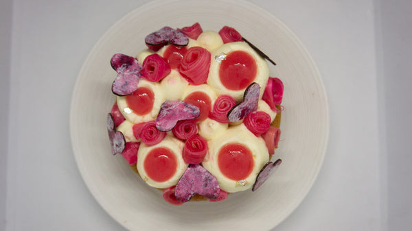 Rhubarb and Vanilla Sable Breton