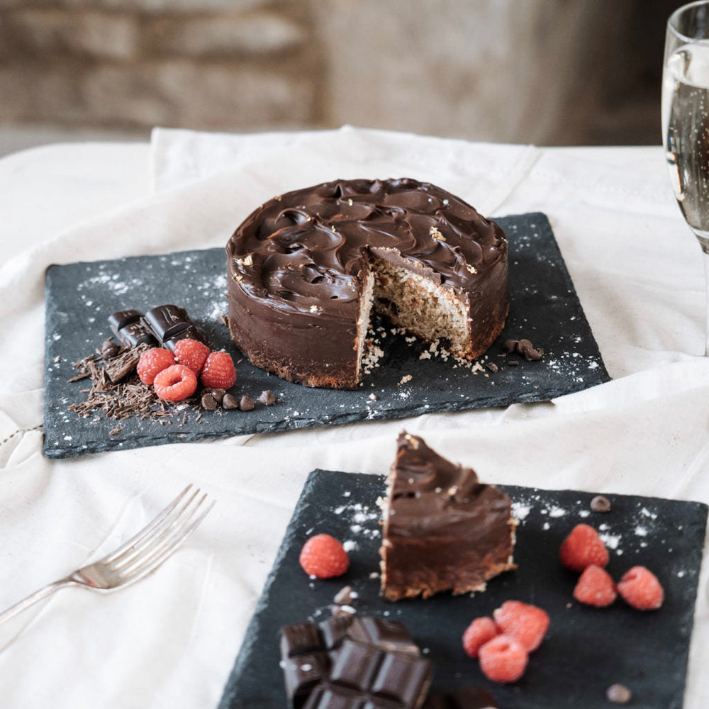 Chocolate Ganache Banana Bread