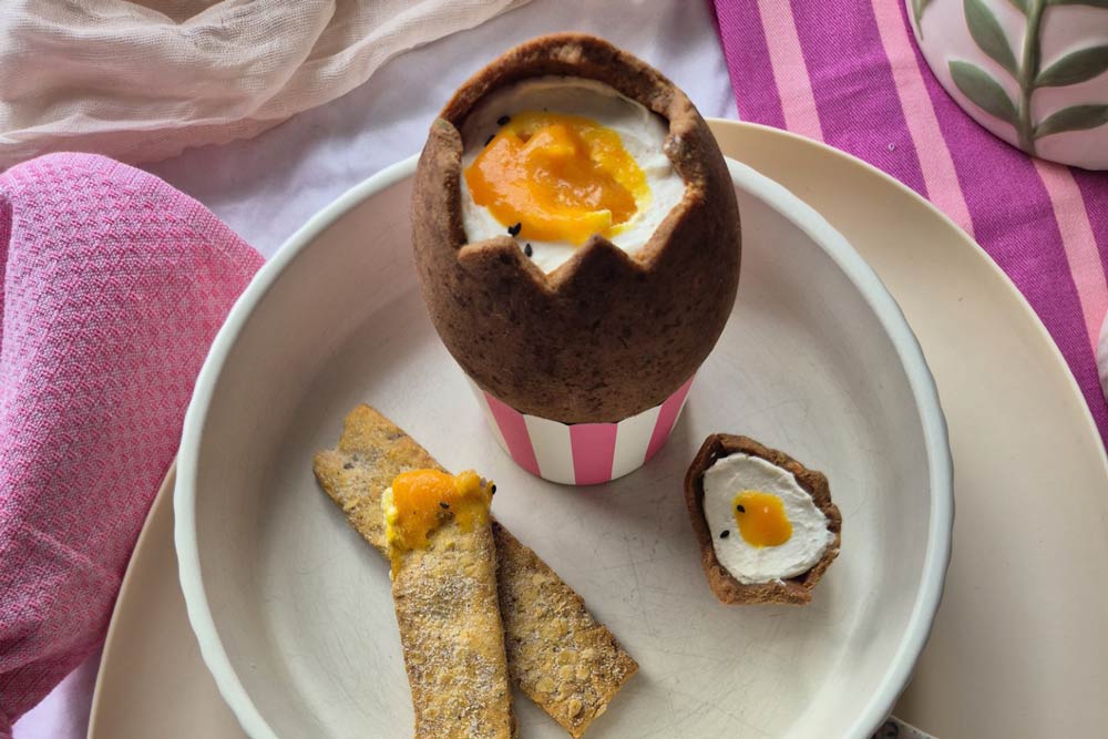 Dippy Egg & Carrot Cake Shortbread Soldiers Recipe