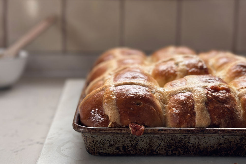 Jalapeño & Cheddar Hot Cross Buns Recipe